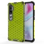 For Xiaomi Mi Note 10/Mi CC9 Pro Shockproof Honeycomb PC + TPU Case(Green)