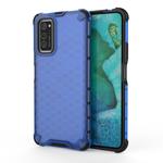 For Huawei Honor V30/V30 Pro Shockproof Honeycomb PC + TPU Case(Blue)