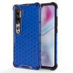 For Xiaomi Mi Note10 Shockproof Honeycomb PC + TPU Case(Blue)