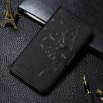 For Sony Xperia 5   Litchi Texture Feather Embossing Horizontal Flip Leather Case with Holder & Card Slots & Wallet & Photo Frame & Lanyard(Black)