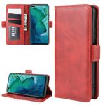 For Huawei Honor V30/V30 Pro Dual-side Magnetic Buckle Horizontal Flip Leather Case with Holder & Card Slots & Wallet(Red)