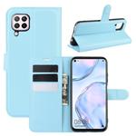 For Huawei Nova 6 SE Litchi Texture Horizontal Flip Protective Case with Holder & Card Slots & Wallet(Blue)