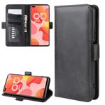 For Huawei Nova 6 5G Dual-side Magnetic Buckle Horizontal Flip Leather Case with Holder & Card Slots & Wallet(Black)