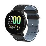 119plus 1.3inch IPS Color Screen Smart Watch IP68 Waterproof,Support Call Reminder /Heart Rate Monitoring/Blood Pressure Monitoring/Blood Oxygen Monitoring(Gray)