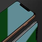 For iPhone 11 Pro Max/iPhone XS Max mocolo 0.33mm 9H 3D Curved Anti Blue-ray Tempered Glass Film