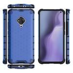 For Vivo S5  Shockproof Honeycomb PC + TPU Case(Blue)