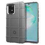 For Galaxy A91 Full Coverage Shockproof TPU Case(Grey)