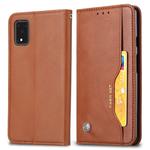 For Galaxy S20 Ultra Knead Skin Texture Horizontal Flip Leather Case with Photo Frame & Holder & Card Slots & Wallet(Brown)