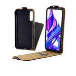 For Huawei Honor 9X Pro Business Style Vertical Flip TPU Leather Case  with Card Slot(Black)
