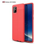 For Galaxy A81 / M60s Litchi Texture TPU Shockproof Case(Red)