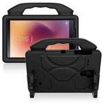 For Samsung Galaxy Tab A 8.0 (2017) EVA Shockproof Protective Case with Thumb Holder(Black)