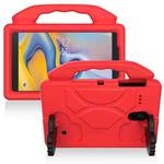 For Samsung Galaxy Tab A 8.0  T387 Thumb Bracket EVA Shockproof Tablet Case(Red)