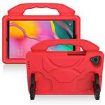 For Samsung Galaxy Tab A 8.0 (2019) / T290 EVA Shockproof Protective Case with Thumb Holder(Red)