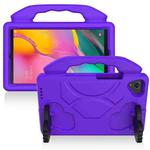 For Samsung Galaxy Tab A 8.0 (2019) / T290 EVA Shockproof Protective Case with Thumb Holder(Purple)