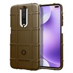 For Xiaomi RedMi K30 Full Coverage Shockproof TPU Case(Brown)