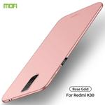 For Xiaomi RedMi K30 MOFI Frosted PC Ultra-thin Hard Case(Rose gold)