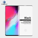 For Galaxy S10 5G PINWUYO 9H 3D Hot Bending Tempered Glass Film(Black)