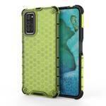 For Galaxy S20 Ultra Shockproof Honeycomb PC + TPU Case(Green)