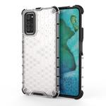 For Galaxy S20 Ultra Shockproof Honeycomb PC + TPU Case(White)