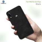 For  Motorola Moto E6 Plus PINWUYO Zun Series PC + TPU + Skin Waterproof And Anti-fall All-inclusive Protective Shell(Black)