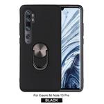 For Xiaomi Mi Note10 Pro / Note10 360 Rotary Multifunctional Stent PC+TPU Case with Magnetic Invisible Holder(Black)