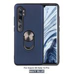 For Xiaomi Mi Note10 Pro / Note10 360 Rotary Multifunctional Stent PC+TPU Case with Magnetic Invisible Holder(Navy Blue)