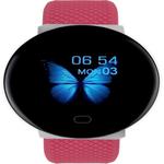 D19 1.3inch TFT Color Screen Smart Watch,Support Call Reminder /Heart Rate Monitoring/Blood Pressure Monitoring/Blood Oxygen Monitoring/Sleep Monitoring(Red)