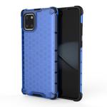 For Galaxy Note10 Lite  Shockproof Honeycomb PC + TPU Case(Blue)