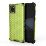 For Galaxy Note10 Lite  Shockproof Honeycomb PC + TPU Case(Green)