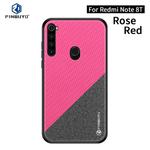 For Xiaomi RedMi Note8T PINWUYO Rong Series  Shockproof PC + TPU+ Chemical Fiber Cloth Protective Cover(Red)