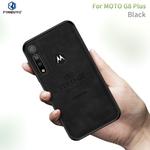 For MOTO G8 Plus PINWUYO Zun Series PC + TPU + Skin Waterproof And Anti-fall All-inclusive Protective Shell(Black)