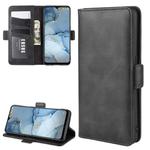 For Oppo Reno3 5G Dual-side Magnetic Buckle Horizontal Flip Leather Case with Holder & Card Slots & Wallet(Black)