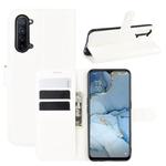 For Oppo Reno3 5G Litchi Texture Horizontal Flip Protective Case with Holder & Card Slots & Wallet(White)