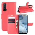 For Oppo Reno3 5G Litchi Texture Horizontal Flip Protective Case with Holder & Card Slots & Wallet(Red)