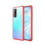 For Huawei P40 Four-corner Shockproof TPU + PC Protective Case(Red)