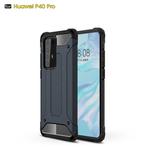 For Huawei P40 Pro Magic Armor TPU + PC Combination Case(Navy Blue)