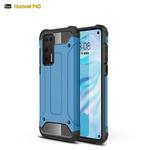 For Huawei P40 Magic Armor TPU + PC Combination Case(Blue)
