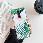 For Xiaomi Redmi Note 8 Pro Smooth Flower Series IMD TPU Mobile Phone Case(Plumeria White KF3)