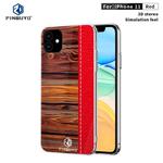 For iPhone 11 PINWUYO Pindun Series Slim 3D Call Flashing PC All-inclusive Waterproof Shockproof Protection Case(Red)