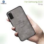 For Galaxy S20 PINWUYO Zun Series PC + TPU + Skin Waterproof Anti-fall All-inclusive Protective Case(Gray)