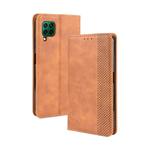 For Huawei P40 Lite / Nova 6 SE Magnetic Buckle Retro Crazy Horse Texture Horizontal Flip Leather Case with Holder & Card Slots & Photo Frame(Brown)