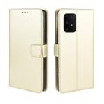 For Galaxy S10 Lite / A91 / M80s Retro Crazy Horse Texture Horizontal Flip Leather Case with Holder & Card Slots & Photo Frame(Gold)