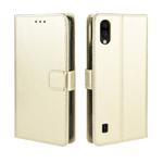 For ZTE Blade A5 2020 Retro Crazy Horse Texture Horizontal Flip Leather Case with Holder & Card Slots & Photo Frame(Gold)