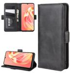 For OPPO A91 Dual-side Magnetic Buckle Horizontal Flip PU Leather Case with Holder & Card Slots & Wallet(Black)