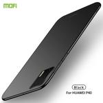 For Huawei P40 MOFI Frosted PC Ultra-thin Hard Case(Black)
