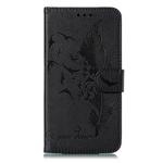 For Galaxy S20 Litchi Texture Feather Embossing Horizontal Flip PU Leather Case with Holder & Card Slots & Wallet & Photo Frame & Lanyard(Black)