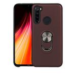 For Xiaomi Redmi Note 8T 360 Rotary Multifunctional Stent PC+TPU Case with Magnetic Invisible Holder(Jujube Red)