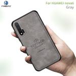 For Huawei Nova 6 PINWUYO Zun Series PC + TPU + Skin Waterproof And Anti-fall All-inclusive Protective Shell(Grey)