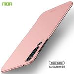For Xiaomi Mi 10 MOFI Frosted PC Ultra-thin Hard Case(Rose Gold)