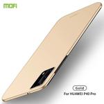 For Huawei P40 Pro MOFI Frosted PC Ultra-thin Hard Case(Gold)